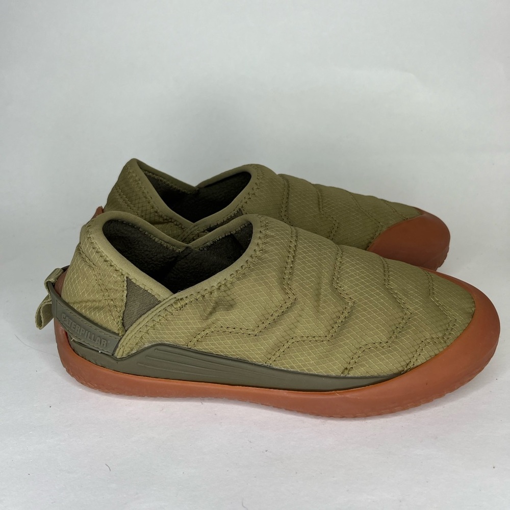 caterpillar Shoes Slip Ons Water Repellent Street Shield Women Size 37 US6 Green